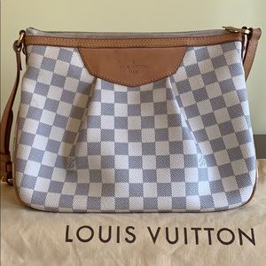 Authentic LV crossbody Siracusa PM Damier Azur